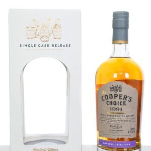 Cambus 1991 Aged 29 Years Single Grain Scotch Whisky – The Cooper’s Choice (700ml)